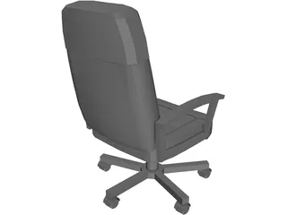 Office Chair 3D Model preview