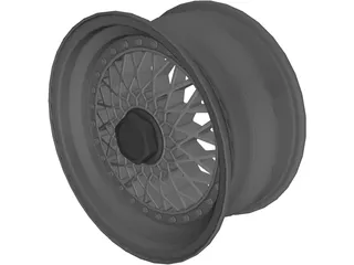Porsche BBS RM Rim 3D Model preview