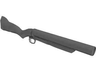 M79 Grenade Launcher 3D Model preview