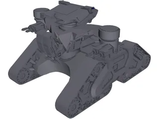 Terminator HK Goliath 3D Model preview