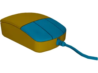 Computer Mouse 3D Model preview