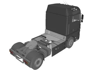 MAN TGX Truck 3D Model preview