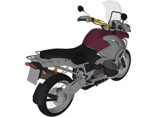 BMW R1200GS 3D Model preview