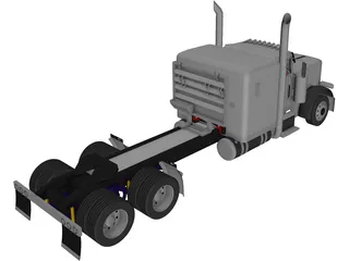 Peterbilt 379 3D Model preview
