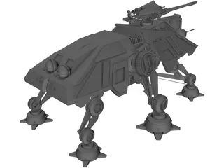 Star Wars AT-TE Walker 3D Model preview
