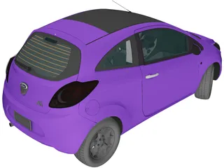 Ford Ka (2014) 3D Model preview