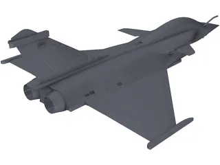 Dassault Rafale 3D Model preview