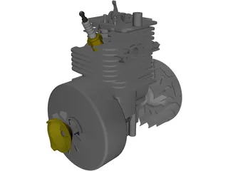 Honda GX 31 3D Model preview