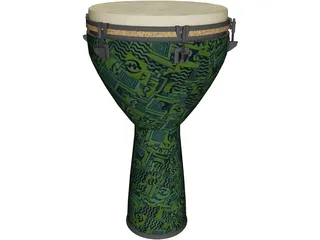 Djembe Remo 3D Model preview