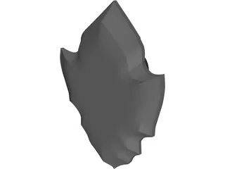 Skull Logo 3D Model preview