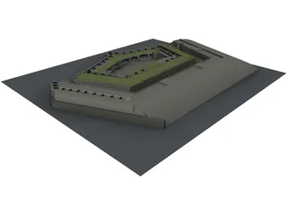 Fort Knox Maine 3D Model preview