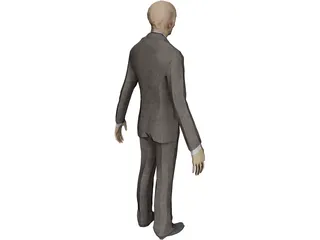 Slenderman Creature 3D Model preview