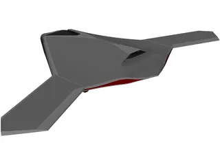 X-47B Unmanned Drone 3D Model preview