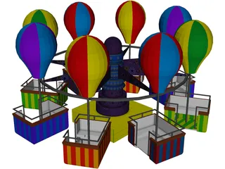 Samba Baloon 3D Model preview