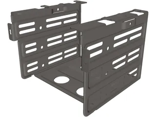 HDD Holder 3D Model preview