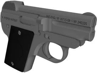 Steyr Pistol 1909 3D Model preview