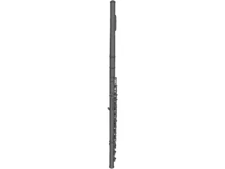 Flute 3D Model preview