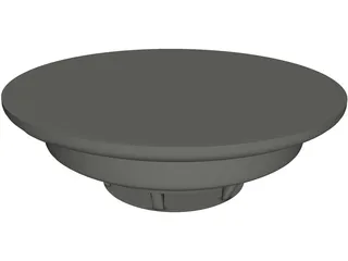 Fire Detector 3D Model preview