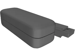 Blues Harmonica 3D Model preview
