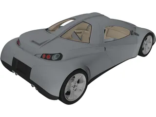 Nimble Car Concept 3D Model preview