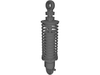 Bilstein MDS860 Shock Absorber 3D Model preview