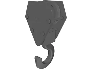 Crane Hook 3D Model preview