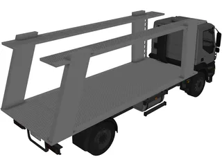 Iveco Trakker Car Carrier 3D Model preview