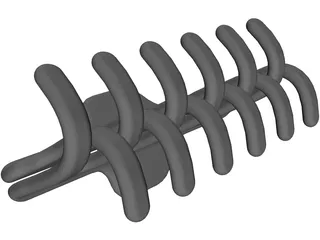 Hairclip 3D Model preview