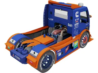 Ford Cargo Territorio Motorsport 3D Model preview