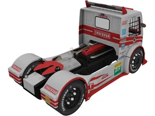 Iveco Stralis Lucar Motorsports 3D Model preview