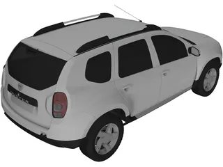 Dacia Duster (2012) 3D Model preview