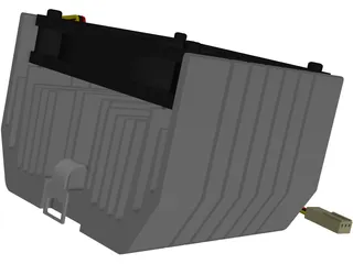 CPU Cooler 3D Model preview