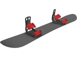 Snowboard 3D Model preview