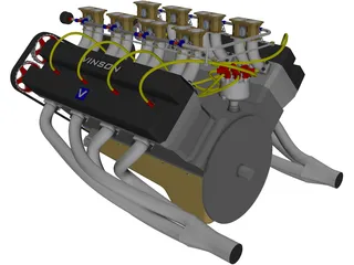 Vinson Engine 3D Model preview