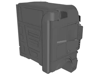 Mercedes-Benz Actros Cabin (2012) 3D Model preview