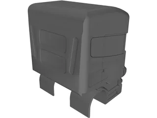 Scania Topline Cabin 3D Model preview