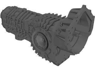 Mendeola HD Gearbox 3D Model preview