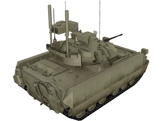 M2A3 Bradley with ERA 3D Model preview