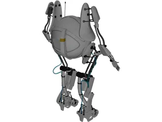Portal 2 Atlas 3D Model preview