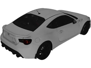 Scion FR-S (2014) 3D Model preview