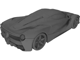 Ferrari LaFerrari 3D Model preview