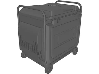 Portable Generator 3D Model preview