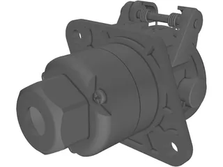 ABS Socket for Trailer 3D Model preview