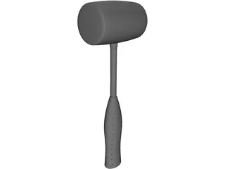Rubber Hammer 3D Model preview