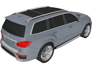 Mercedes-Benz GL 63 AMG 3D Model preview