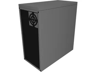 Coolermaster PC 3D Model preview