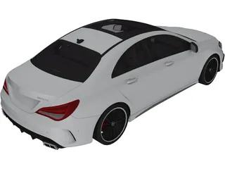 Mercedes-Benz CLA45 AMG (2014) 3D Model preview