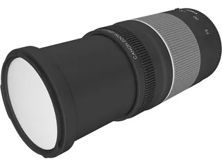 Canon Zoom Lens EF 75-300mm 1:4-5.6 3D Model preview
