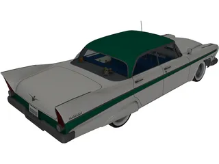 Plymouth Belvedere (1957) 3D Model preview