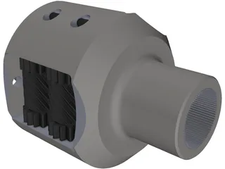 TORSEN Differential 3D Model preview